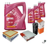 MAHLE Controllo Set 8 L MANNOL Diesel TDI 5W-30 Per Audi A6 Avant S6 4.2