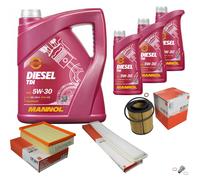 MAHLE Controllo Set 8 L MANNOL Diesel TDI 5W-30 Per BMW 3er Cabriolet 320 Ci