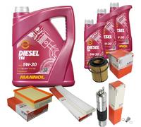 MAHLE Controllo Set 8 L MANNOL Diesel TDI 5W-30 Per BMW 3er Cabriolet 320 Ci