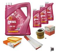 MAHLE Controllo Set 8 L MANNOL Diesel TDI 5W-30 Per BMW X3 2.5 Si xDrive25i