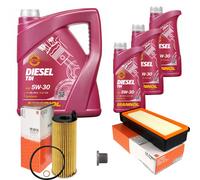 MAHLE Controllo Set 8 L MANNOL Diesel TDI 5W-30 Per BMW X3 xDrive30d