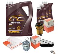 MAHLE Controllo Set 8 L MANNOL Diesel TDI 5W-30 Per Honda CR-V II 2.2 CTDI