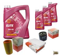 MAHLE Controllo Set 8 L MANNOL Elite 5W-40 Per Alfa Romeo 156 Sportwagon 1.9