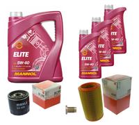 MAHLE Controllo Set 8 L MANNOL Elite 5W-40 Per Alfa Romeo 156 Sportwagon 1.9