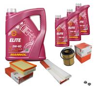 MAHLE Controllo Set 8 L MANNOL Elite 5W-40 Per BMW 3er Cabriolet 320 Ci 330