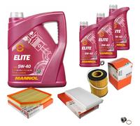 MAHLE Controllo Set 8 L MANNOL Elite 5W-40 Per BMW 6 Serie 645 Ci 545I