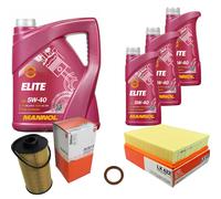 MAHLE Controllo Set 8 L MANNOL Elite 5W-40 Per BMW 7 Serie 740i iL 735i 730i