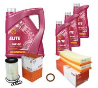MAHLE Controllo Set 8 L MANNOL Elite 5W-40 Per Mercedes-Benz SLK 280 350 300