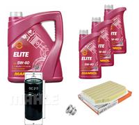 Mahle Controllo Set 8 L mannol Elite 5W-40 per Porsche 911 Targa