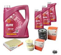 Mahle Controllo Set 8 L mannol Elite 5W-40 per Porsche Kramer 911 Targa 3.6
