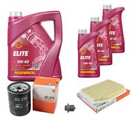 Mahle Controllo Set 8. L mannol Elite 5W-40 per Porsche Kramer 911 Targa 3.6