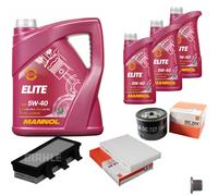 MAHLE Controllo Set 8 L MANNOL Elite 5W-40 Per Renault Kangoo Express D 65