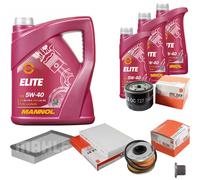 MAHLE Controllo Set 8 L MANNOL Elite 5W-40 Per Renault Kangoo Express D 65