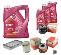 MAHLE Controllo Set 8 L MANNOL Elite 5W-40 Per Renault Kangoo Express D 65