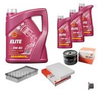 MAHLE Controllo Set 8 L MANNOL Elite 5W-40 Per Renault Kangoo Express D 65