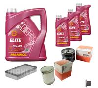 MAHLE Controllo Set 8 L MANNOL Elite 5W-40 Per Renault Kangoo Express D 65
