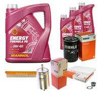 Mahle Controllo Set 8 L mannol Energia Formula Pd 5W-40 per Audi A6 Avant RS6