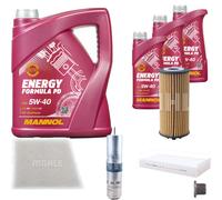 MAHLE Controllo Set 8 L MANNOL Energy Formula PD 5W-40 Per BMW X1 xDrive20d