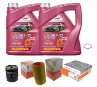 MAHLE Controllo Set 8 L MANNOL Legend+Ester 0W-40 Per Alfa Romeo GT 3.2 GTA