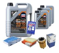 Mahle Controllo Set 8 L Motore Liqui Moly Top Tec 4210 0W-30 per Audi Tt 3.2