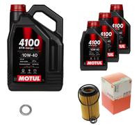 MAHLE Controllo Set 8 L MOTUL 4100 SYN-nergy SPEC 10W40 Per Honda CR-V II RD