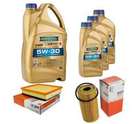 MAHLE Controllo Set 8L 5W-30 per Opel Movano Kasten 2.5 CDTi Nissan Interstar