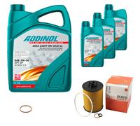 MAHLE Controllo Set 8L ADDINOL GIGA LIGHT MV 5W-30 Per BMW 6er Cabriolet E64