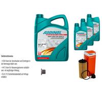 MAHLE Controllo Set 8L ADDINOL GIGA LIGHT MV 5W-30 Per BMW X1 F48 XDRIVE20I