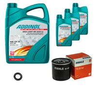 MAHLE Controllo Set 8L ADDINOL GIGA LIGHT MV 5W-30 Per FORD USA Taurus P5