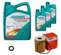 MAHLE Controllo Set 8L ADDINOL GIGA LIGHT MV 5W-30 Per Jaguar XF _J05_ CC9