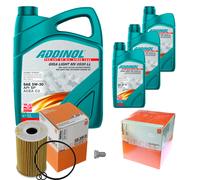 MAHLE Controllo Set 8L ADDINOL GIGA LIGHT MV 5W-30 Per VW Amarok 2H_ S1B