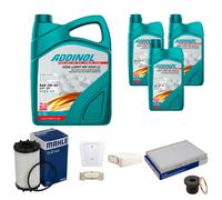 MAHLE Controllo Set 8L ADDINOL GIGA LIGHT MV 5W-30 Per VW Touareg CR7 3.0