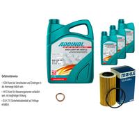 Mahle Controllo Set 8L Addinol Giga Luce Mv 5W-30 per VW Touareg CR7 3.0