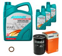 MAHLE Controllo Set 8L ADDINOL SUPER LIGHT 5W-40 Per Audi Quattro 85 2.1
