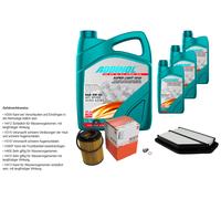 Mahle Controllo Set 8L Addinol Super Light 5W-40 per Honda Cr-V III Dx.