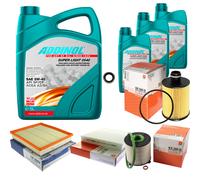 MAHLE Controllo Set 8L ADDINOL SUPER LIGHT 5W-40 Per Opel Insignia A Country