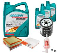 MAHLE Controllo Set 8L ADDINOL SUPER LIGHT 5W-40 Per Opel Omega B V94 2.5 V6
