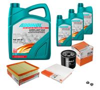 MAHLE Controllo Set 8L ADDINOL SUPER LIGHT 5W-40 Per Opel Omega B V94 2.5 V6