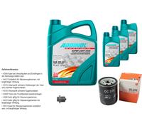 MAHLE Controllo Set 8L ADDINOL SUPER LIGHT 5W-40 Per Porsche 911 Targa 993