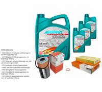 MAHLE Controllo Set 8L ADDINOL SUPER LIGHT 5W-40 Per Ssangyong Musso Sports