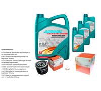 Mahle Controllo Set 8L Addinol Super Light 5W-40 per Volvo 940 II Combo 945