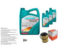 Mahle Controllo Set 8L Addinol Super Light 5W-40 per VW Golf III 1H1 2.8 VR6