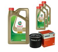 MAHLE Controllo Set 8L CASTROL EDGE 5W-30 C3 Per Ford Mondeo I Turnier 1.8i