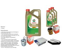 Mahle Controllo Set 8L castrol edge 5W-30 C3 per Honda Cr III