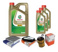 MAHLE Controllo Set 8L CASTROL EDGE 5W-30 C3 Per Honda CR-V III 2.2i-DTEC