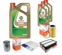 MAHLE Controllo Set 8L CASTROL EDGE 5W-30 C3 Per Hyundai Tucson 2.0 CRDi KIA