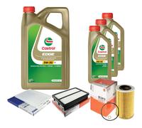 MAHLE Controllo Set 8L CASTROL EDGE 5W-30 C3 Per Hyundai Tucson 2.0 CRDi KIA