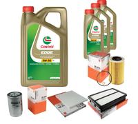 MAHLE Controllo Set 8L CASTROL EDGE 5W-30 C3 Per Hyundai Tucson 2.0 CRDi KIA