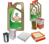 MAHLE Controllo Set 8L CASTROL EDGE 5W-30 C3 Per Lancia Voyager 2.8 CRD