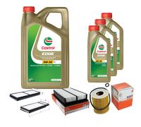 MAHLE Controllo Set 8L CASTROL EDGE 5W-30 C3 Per Mazda 3 2.3 MPS Turbo